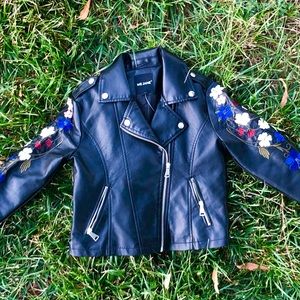 Leather Jacket (floral)
